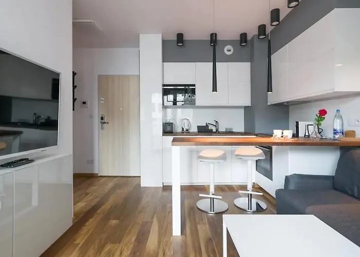 Modern And Comfortable With A Bedroom קרקוב